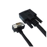 Yukarı açılı VGA erkek - HD15 pinli erkek Kablo