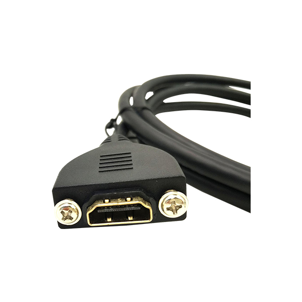 V1.4 1080 HDMI Male to Female Panel Mount Adapter
