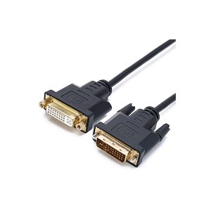 DVI-D double liaison 24+1 Câble d'extension vidéo numérique mâle à femelle