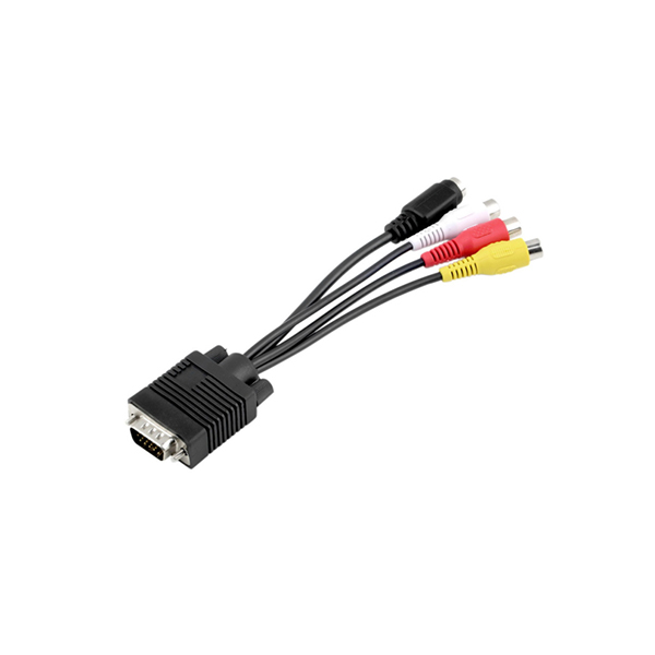 VGA to TV S-Video 3 RCA converter Cable