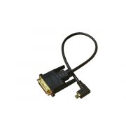 right angle Micro HDMI Male to DVI-D cable