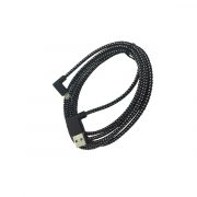 Nylon Braided 90 Degree USB A to Micro B Cable