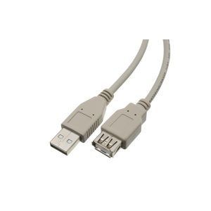 USB 2.0 digite um macho para digitar um cabo de extensão fêmea