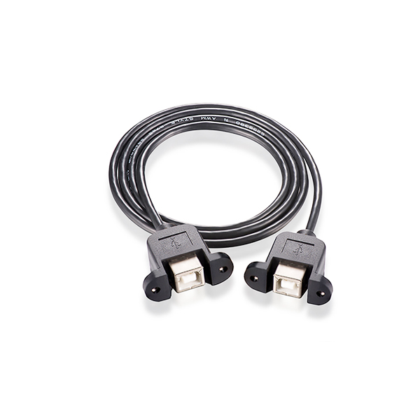 USB bağlantı 0 B type female to female cable with screw locking