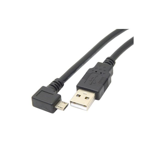 USB 2.0 A Vers ANGLE DROIT MICRO B Données & Câble de charge