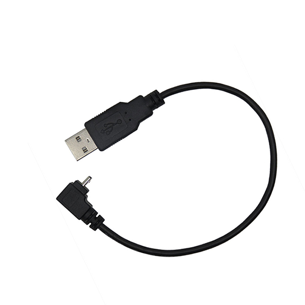 יו אס בי 2.0 Type A Male to Micro USB B Male 5 pin Angled 90 Degree Data Cable