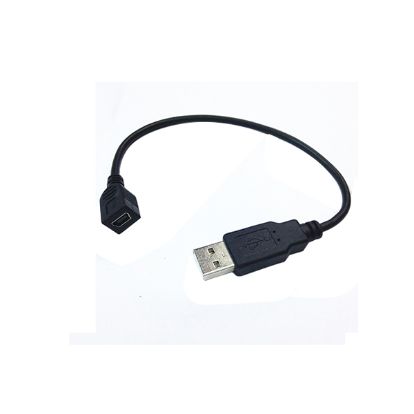 USB MINI 5Pin 5P נקבה ל-USB 2.0 כבל תקע