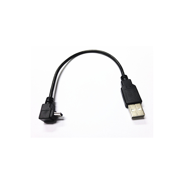 USB MINI 5Pin 5P UP angle Male to USB 2.0 Un câble mâle