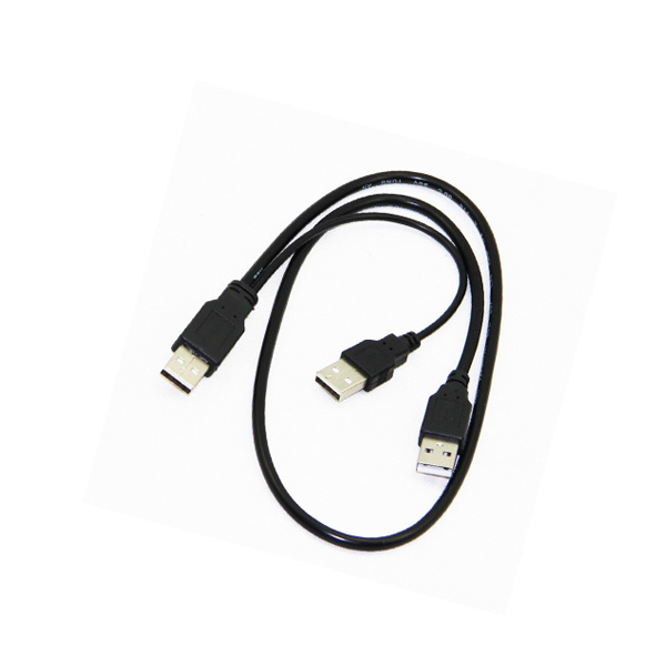 USB 2.0 a Male to male splitter Y cable