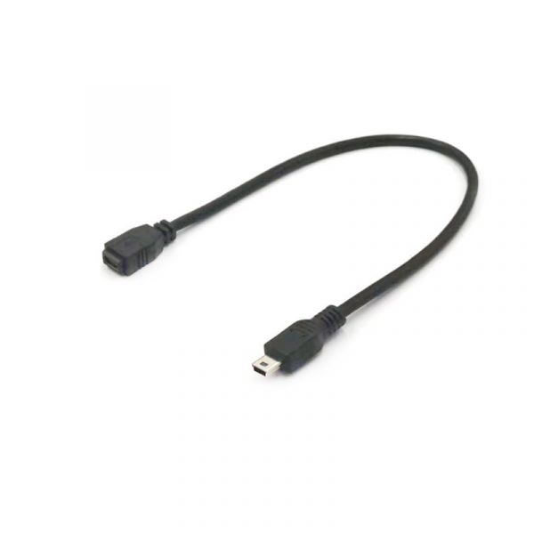 28AWG 5 Wires USB2.0 Mini B Male to Female Cable