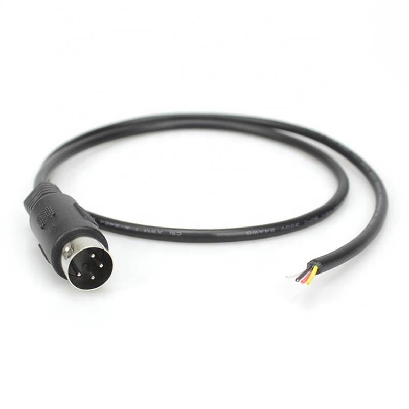 Micros-serien 4 Pin Din-kontakt Anslutning Öppen ände Kabel