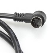 4 Pin Mini Din Right Angle Male Plug Audio Cable