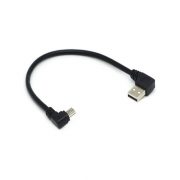 90 graad USB 2.0 A to Right Angle Mini B 5 Pin Kabel