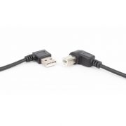 90 degree USB2.0 AM to Right Angle BM Scanner Cable