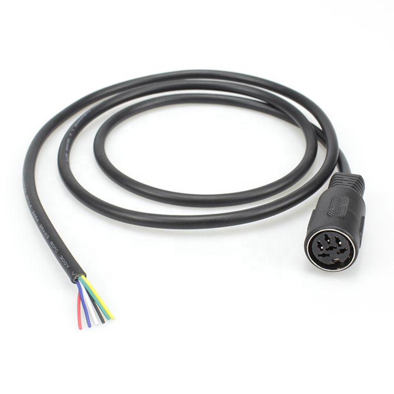 6 cores Din 6 El cable de alimentación cuenta con un conector USB tipo A macho