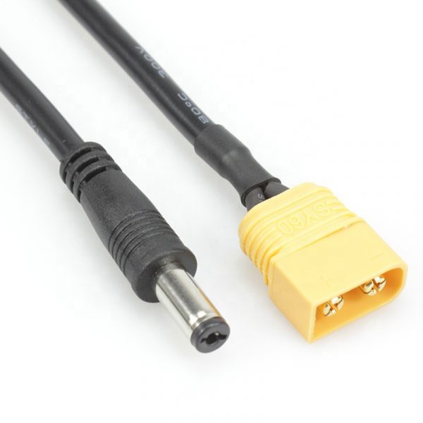DC5.5×2.1mm male to XT-60 Male Power Cable