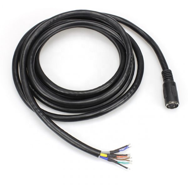 ΑΠΟ 8 Pin Female to Strip TIN Plated Cable