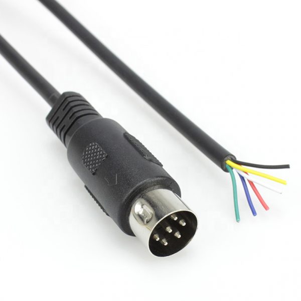 से 6 pin male monitor keyboard open Cable
