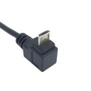 Down Angle Micro USB2.0 Plug To USB 2.0 Um Cabo Macho