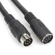 Large Size Din 8 pin plug to socket Midi Cable