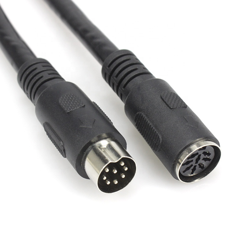 8 Pin Din Microphone Signal Control Extension Cable