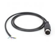 Microvitec Monitor Din 6 pin male open Cable