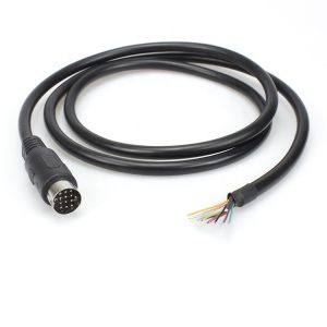 13 pin DIN male Connector stripped tinned open Cable