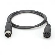Big DIN 6pin Male to Female Signal extension Cable