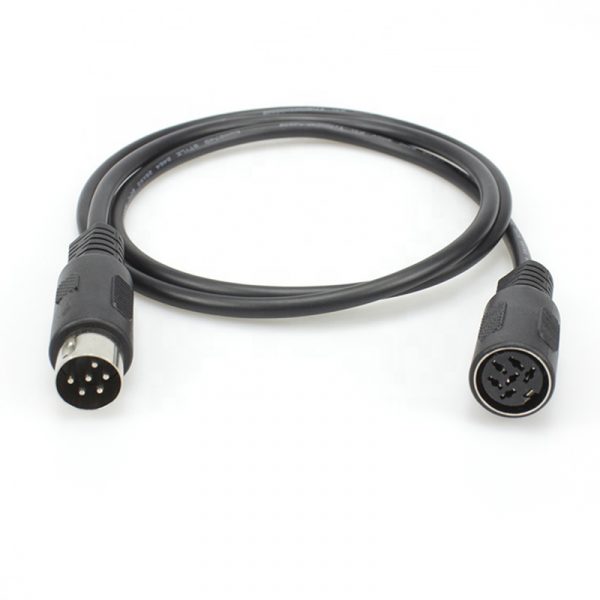 Midi Din 6 pin plug to socket extension Cable