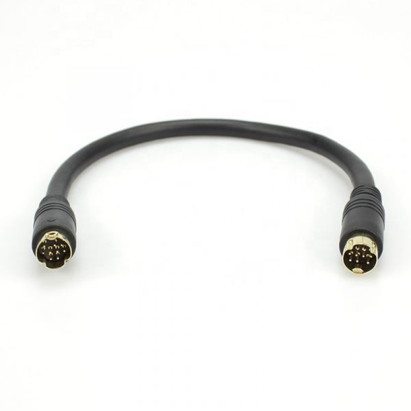 Mini Din 9 pin male to MD 9 pin male Cable