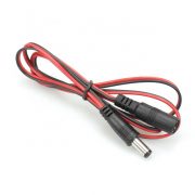 Red Black DC5.52.1 CCTV Extension Cable
