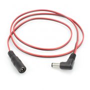 Right Angle L Shape 5.5mm x 2.1mm DC Power Cord