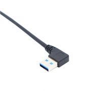 Right Angled USB 3.0 A Male to Up Angle A Male Cable