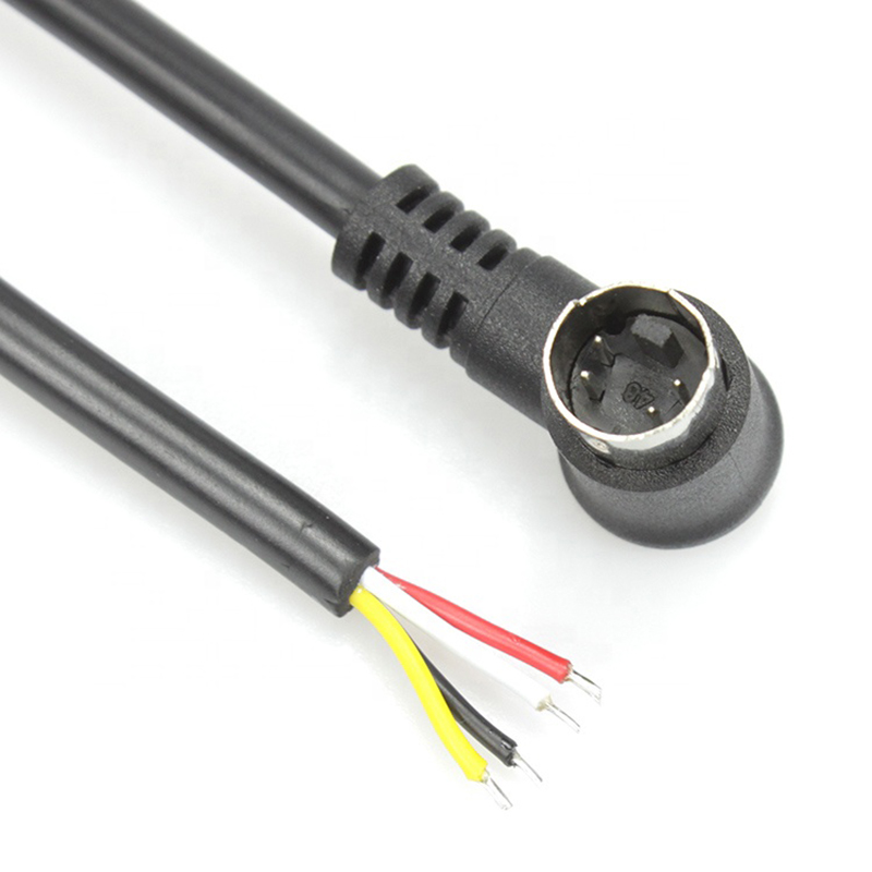 Right Angle 90 الدر�سلسلة Microsdin audio video Cable