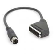 Din 8 Pin Jumper Connector to Scart Displayport Cable