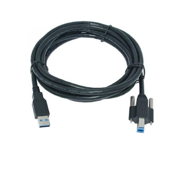 Screw locking USB3.0 A to B Printer Scanner Cable
