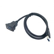 Čtvercové USB 3.0 Prodlužovací kabel pro zapuštěnou montáž do panelu