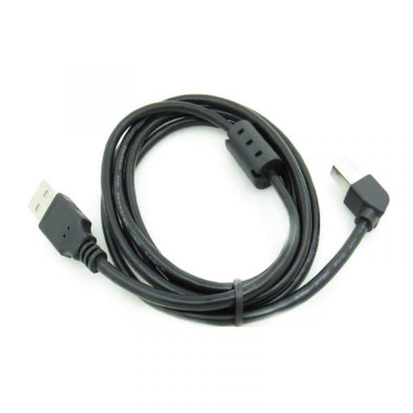 यु एस बी 2.0 A Male to B Male 45 degree Angled Printer Cable