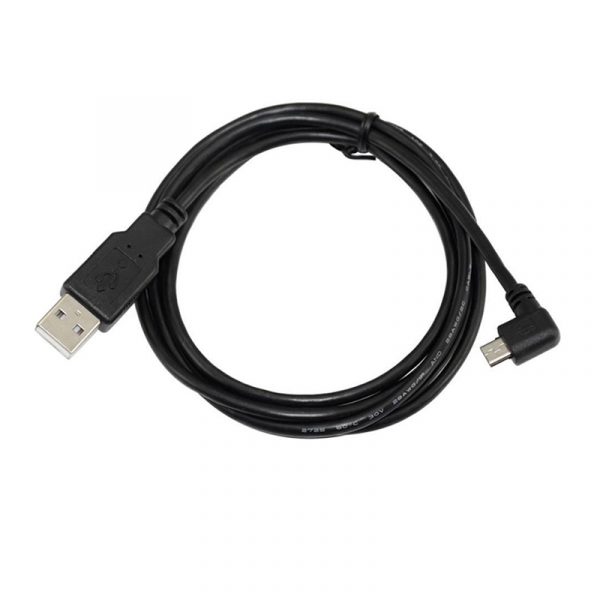 יו אס בי 2.0 A Male to Left 90 degree Angle Micro USB Cable