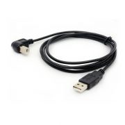 यु एस बी 2.0 A Male to USB B Male Up Angle Printer Scanner Cable 