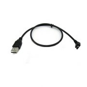 USB 2.0 A Straight Male to 45 Degree Mini B 5 Pin Cable