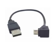 यु एस बी 2.0 A Straight Male to Micro-B Down Angle Cable