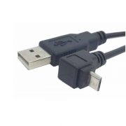 USB 2.0 to Micro USB 5 Pin Male UP Angled 90 Degree Cable