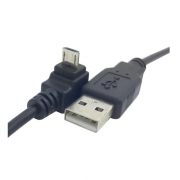 USB 2.0 A to 90 up angle Micro USB 2.0 Bent Cable