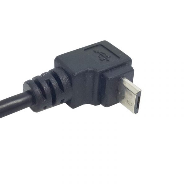 USB bağlantı 2.0 A to Down angle 90 degree Micro B Bent Cable