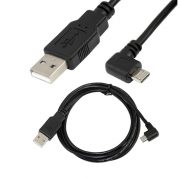 USB 2.0 A to left angle Micro USB 2.0 5 Kabel pinowy