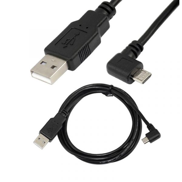 USB 2.0 A to left angle Micro USB 2.0 5 Pino de cabo