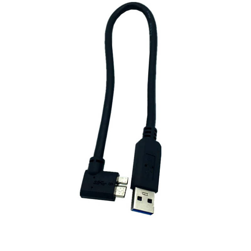 USB3 à angle droit personnalisé. 0 Un câble de verrouillage à vis