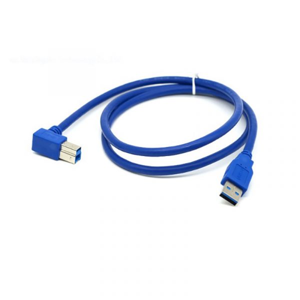 USB 3.0 A to Left Angle B Male Scaner Cable