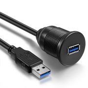 USB 3.0 Prodlužovací AUX prodlužovací kabel pro zapuštěnou montáž do auta